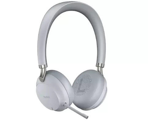 BH72 Wireless Headset + Charging Stand, Teams, Light Grey USB-A