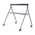 MB-FS-P650T Silvergrey Floorstand with shelf for Yealink 65'' Meetingboard Pro