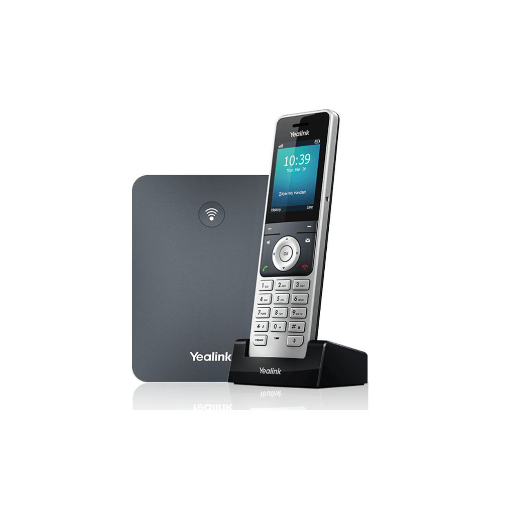W76P DECT package incl. Yealink W56H handset & W70B IP-base station, max 10 handsets